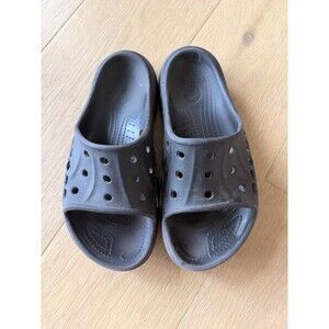 CROCS M6/ W8 Baya Unisex Sandals Comfort Brown Shoes Slides Open Toe